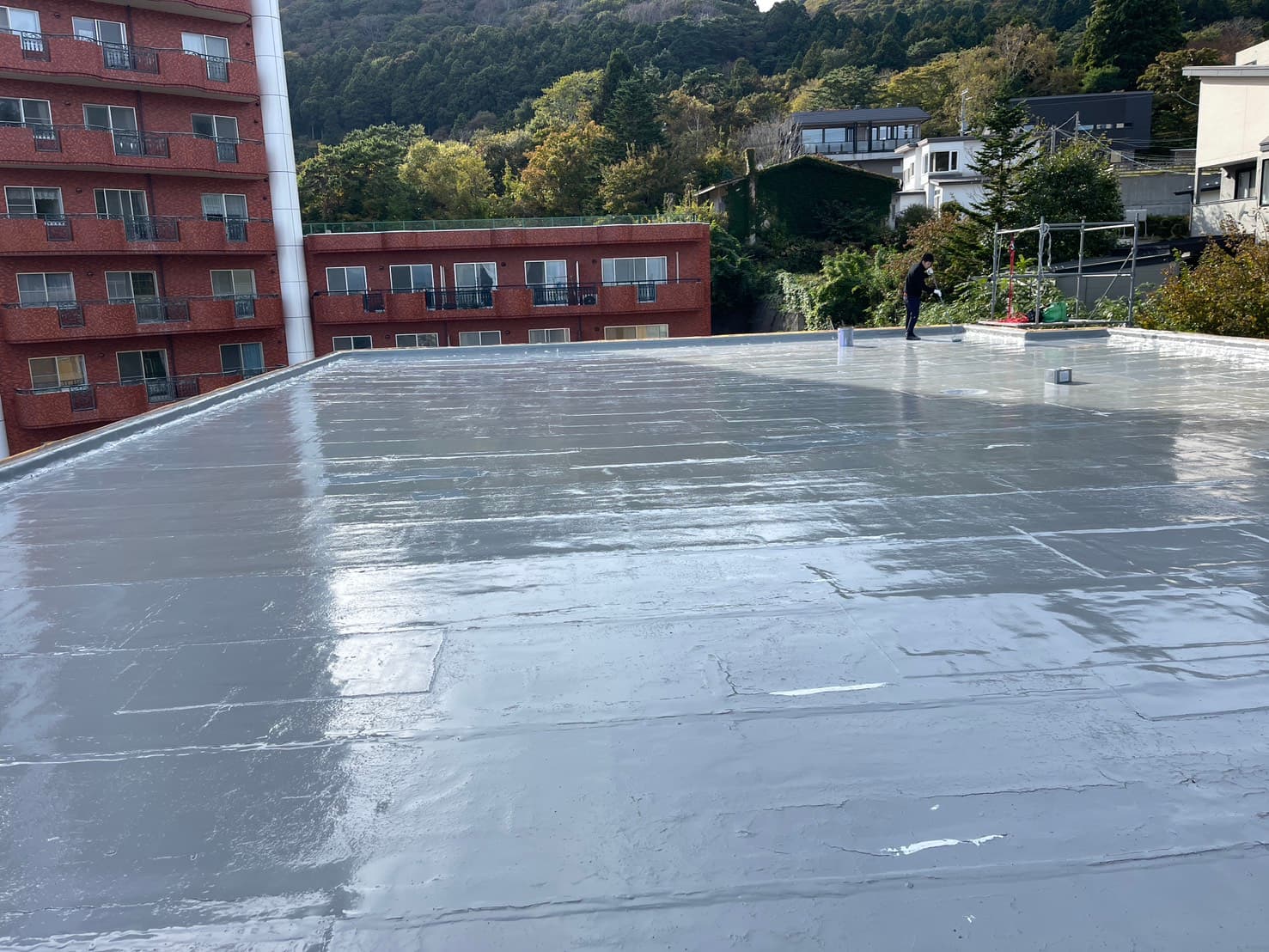 函館市マンション 屋上防水
